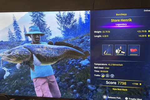 Catch photo
