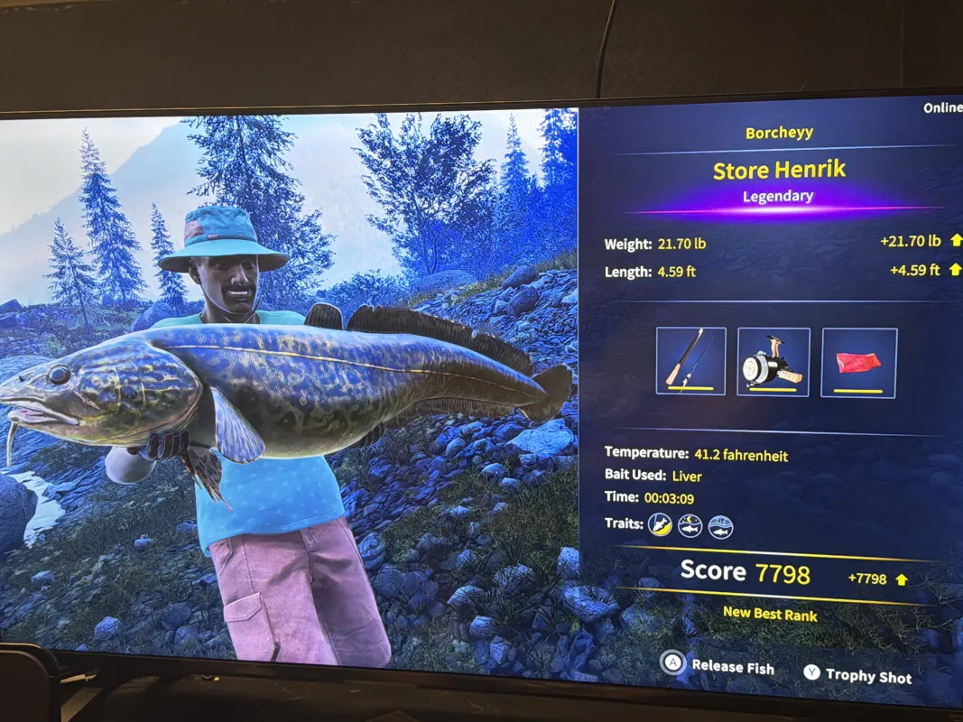 Catch photo