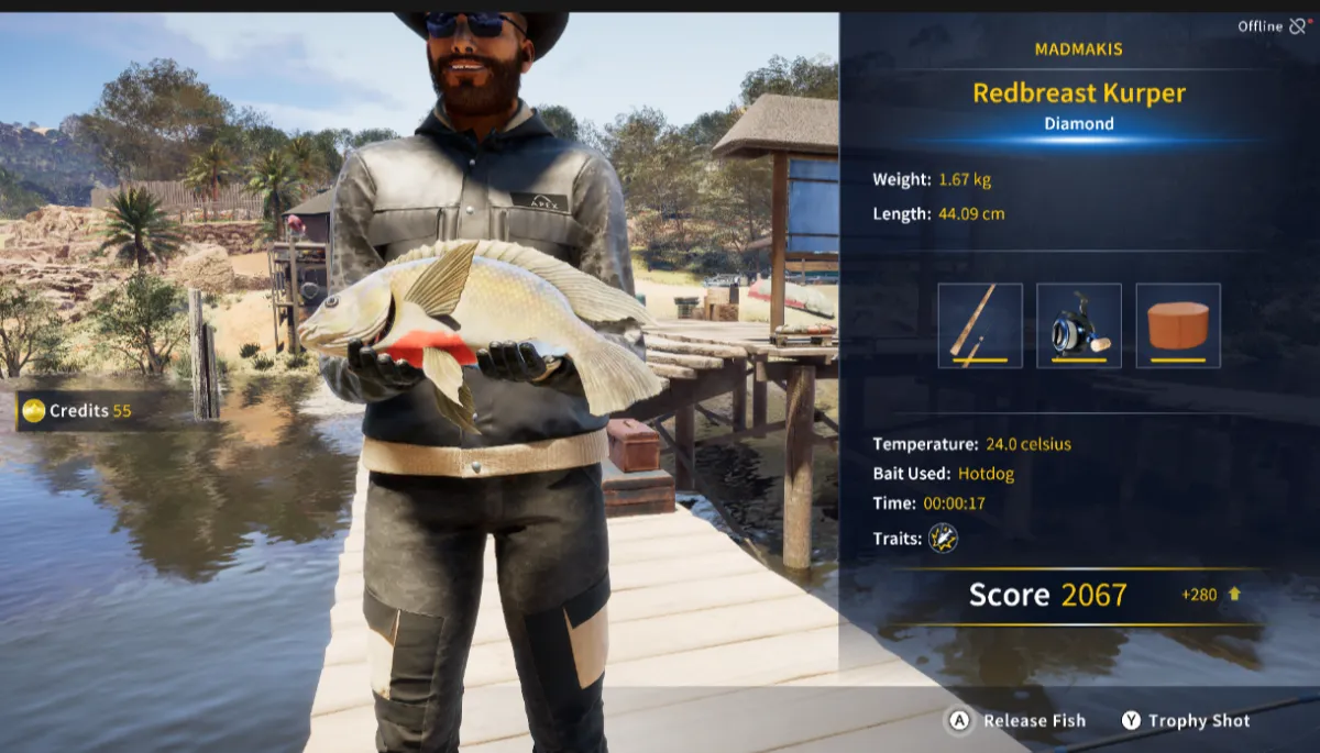 Catch photo
