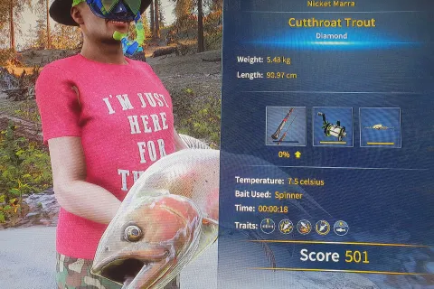 Catch photo
