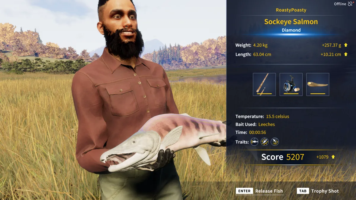 Catch photo