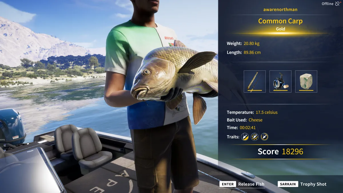 Catch photo