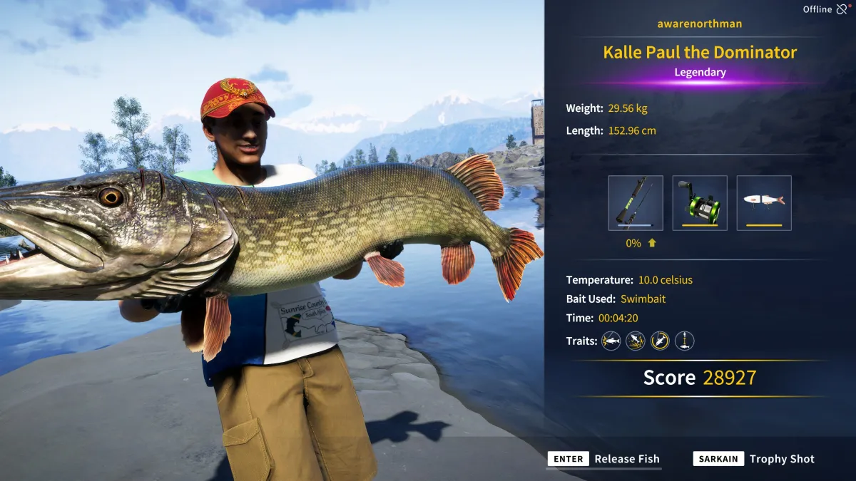 Catch photo