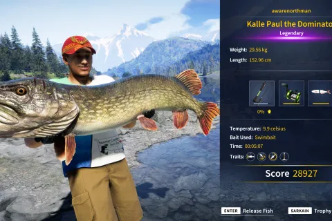 Catch photo