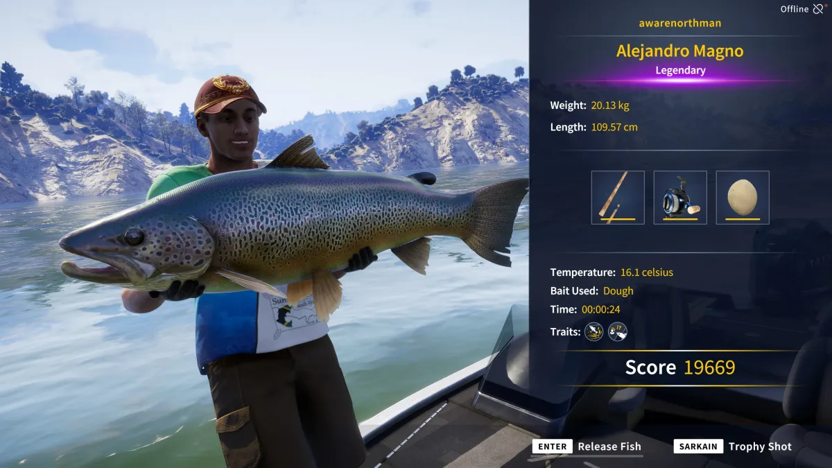 Catch photo