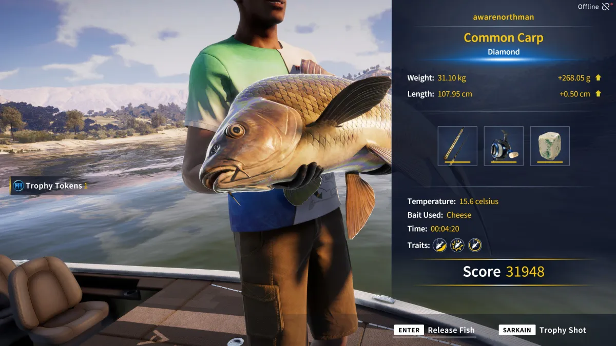 Catch photo