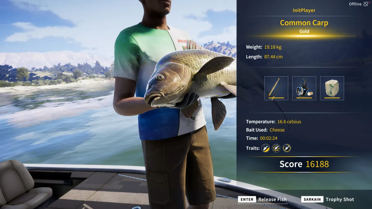 Catch photo
