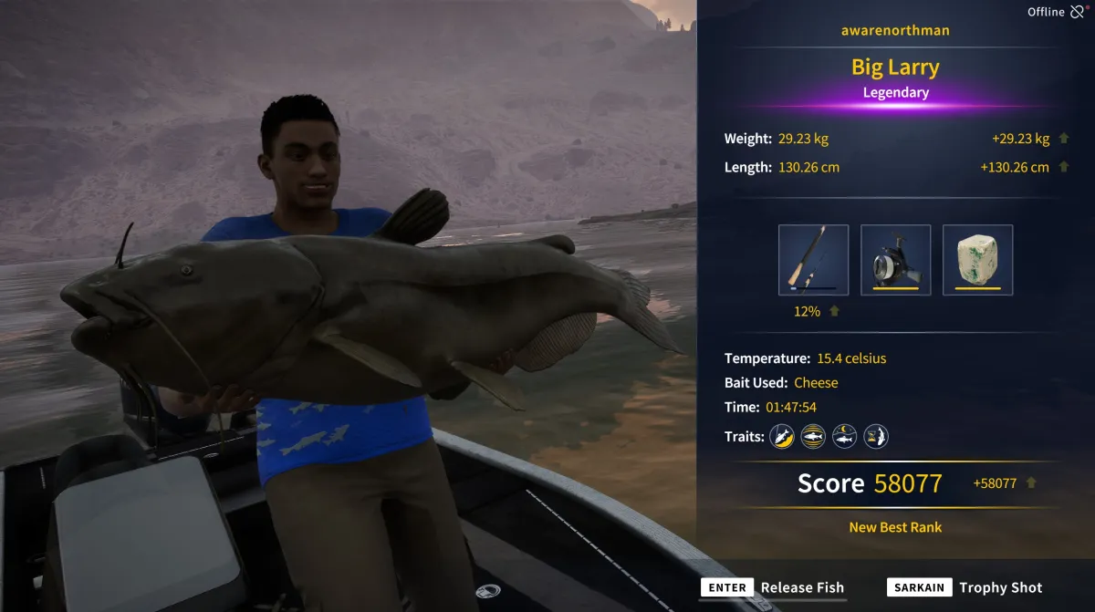 Catch photo