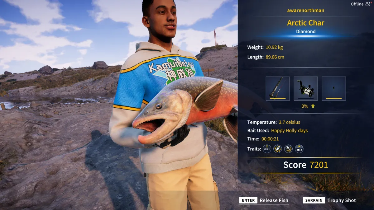 Catch photo