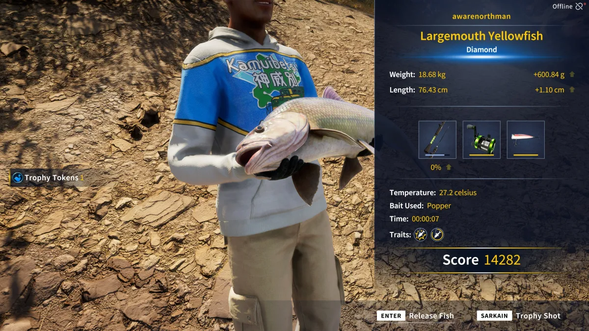 Catch photo