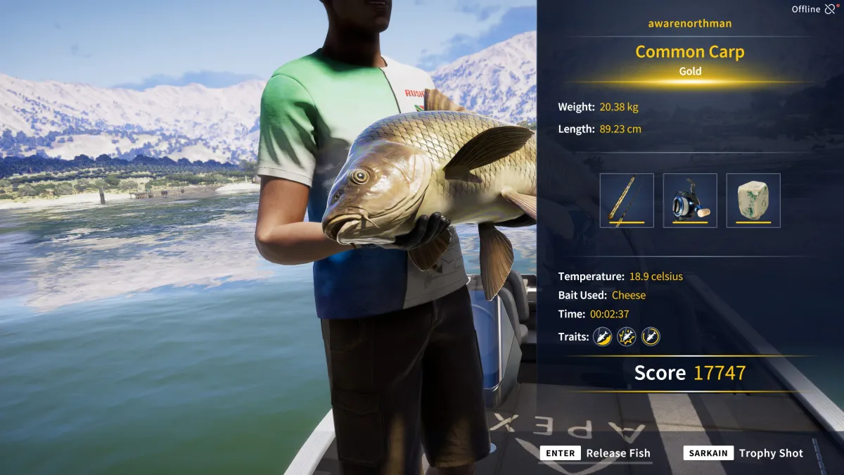 Catch photo