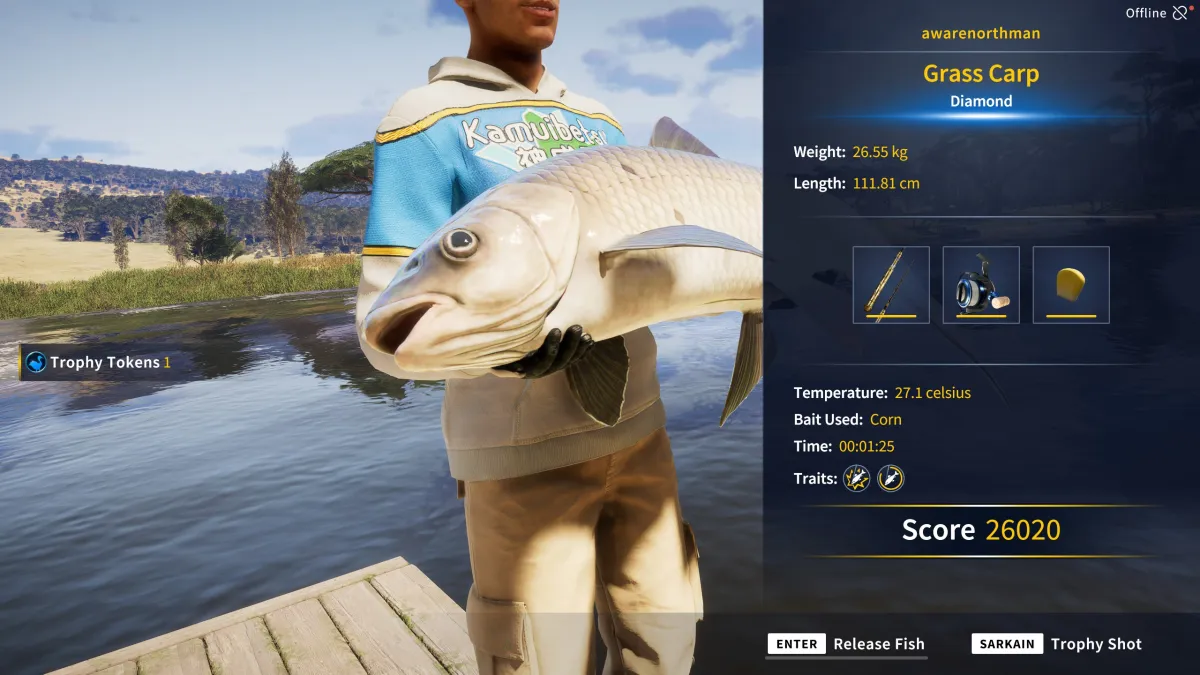 Catch photo