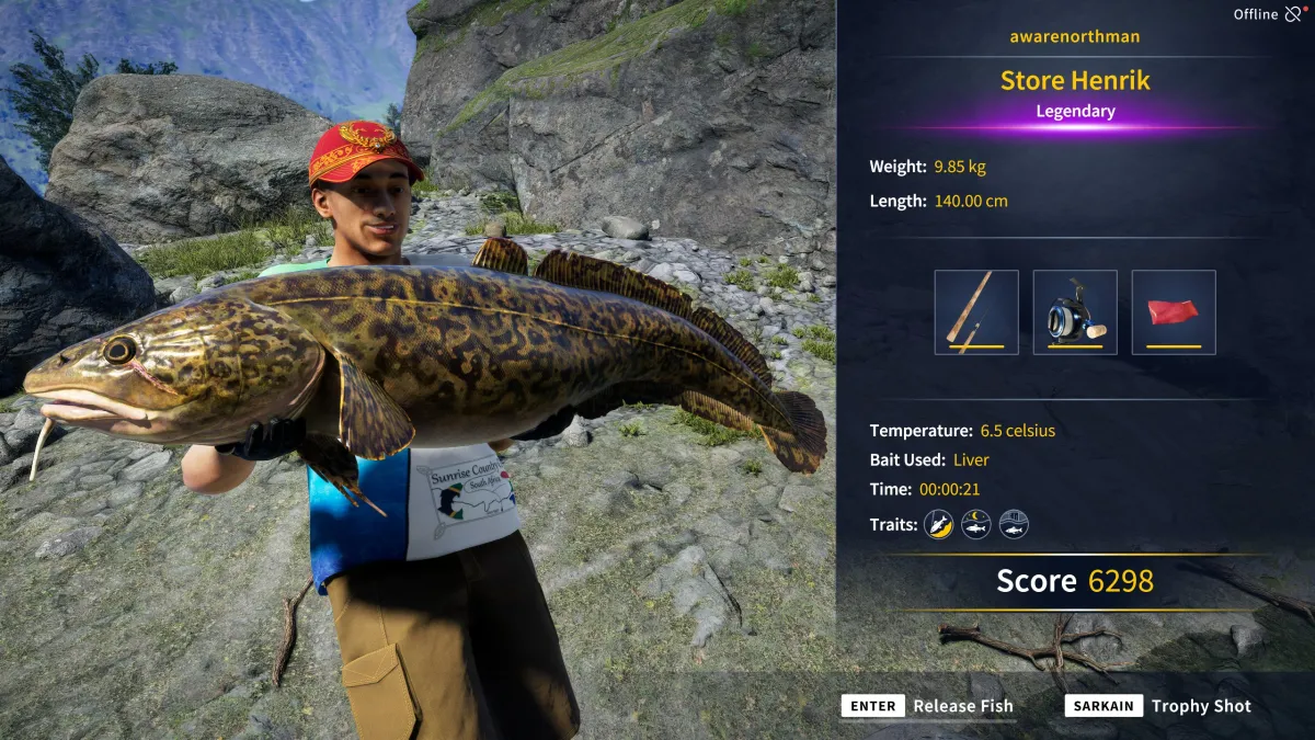 Catch photo