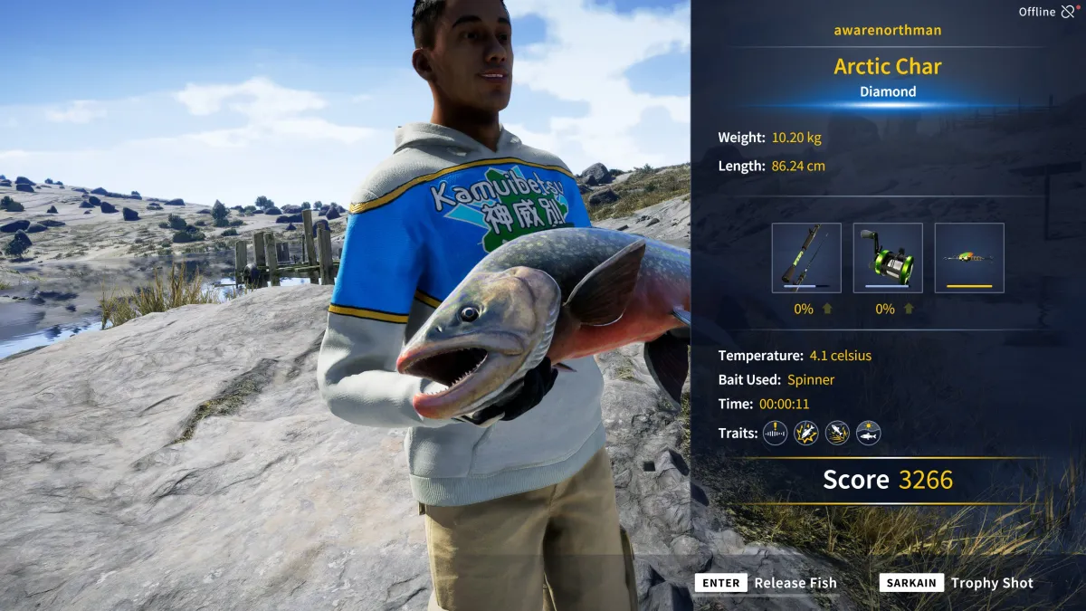 Catch photo