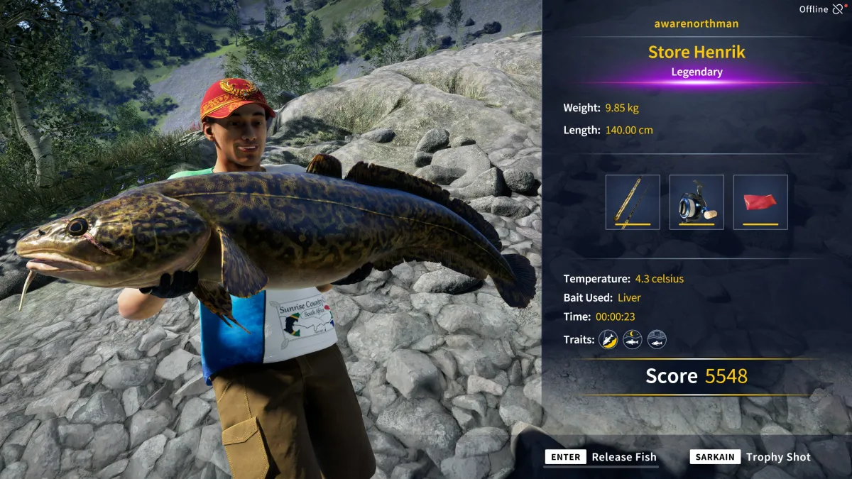 Catch photo
