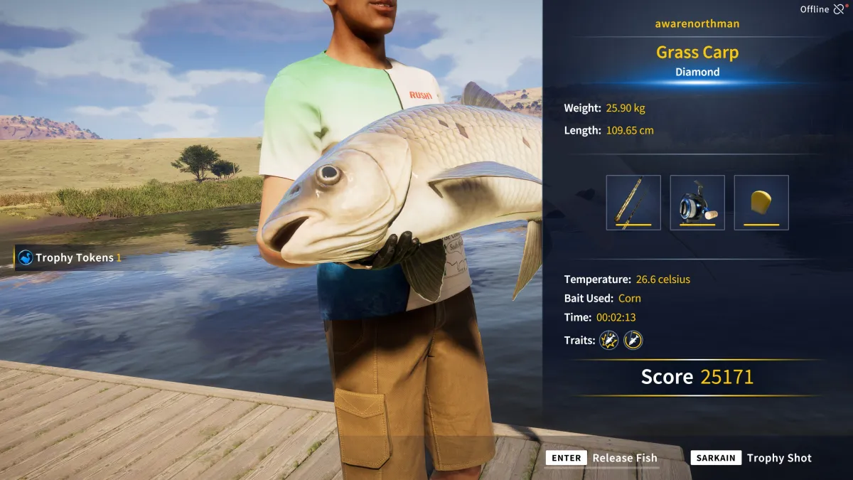Catch photo
