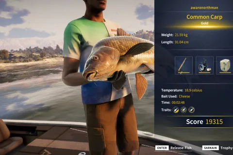 Catch photo