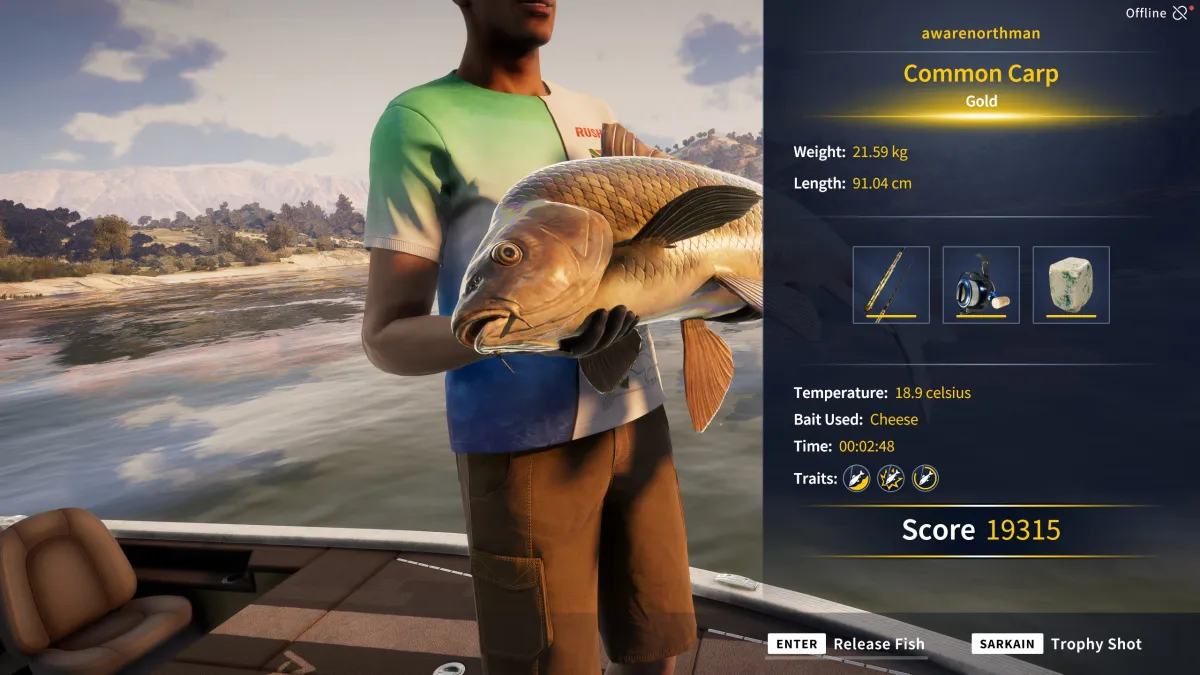 Catch photo