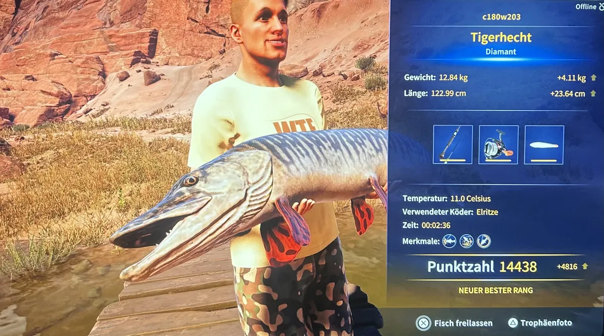 Catch photo